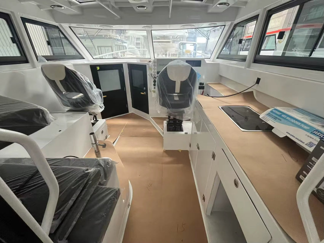 Sea King 10M 33Feet Catamaran Outboard Motor Yacht Sport Luxury Cabin Cruiser Aluminium Fishing Boats Cats Leisure
