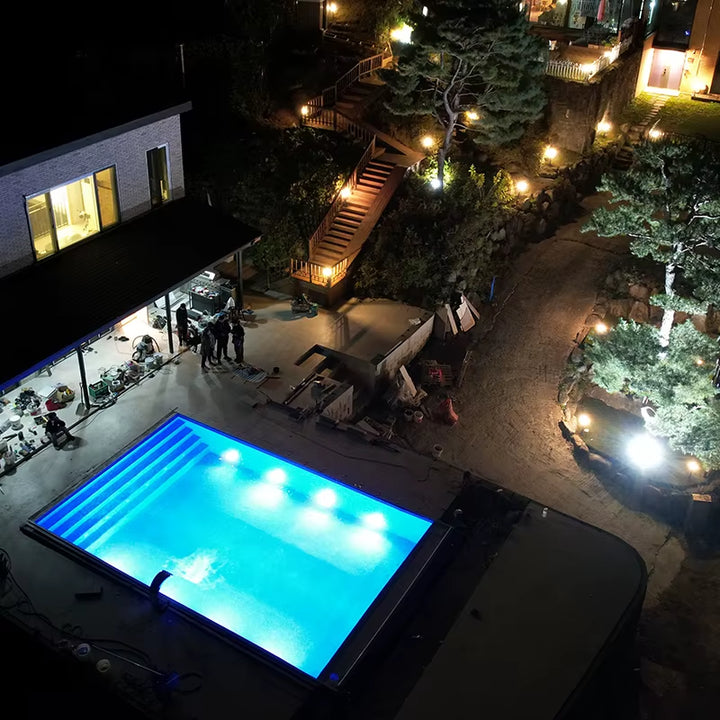 Large Size Outdoor Fiberglass Swimming Pool Hotel Family House