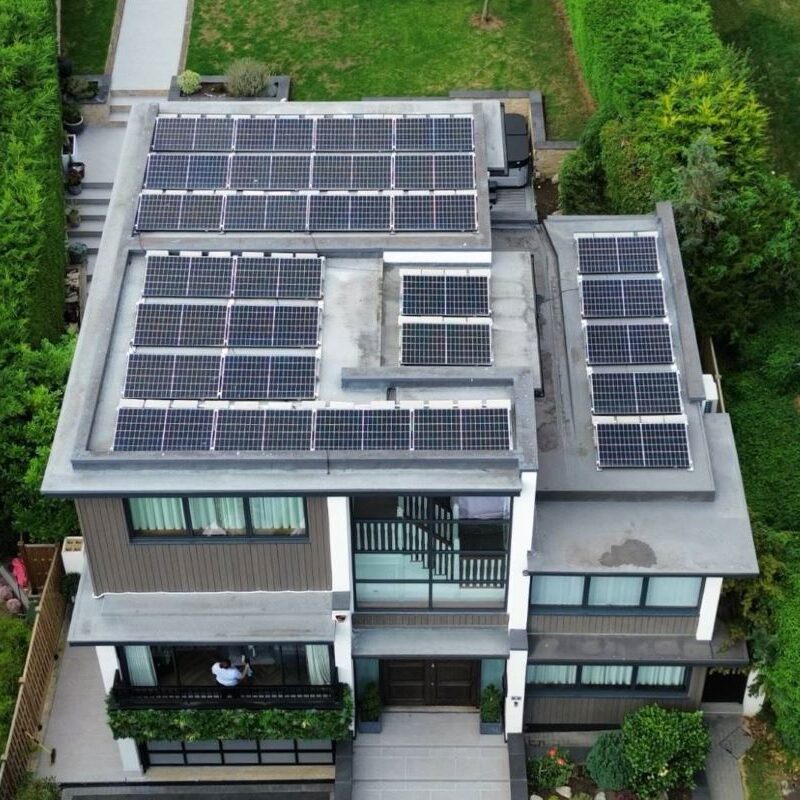 Modern Home Solar System ESS 5KW Hybrid Storage Lithium Battery off Grid Complete System