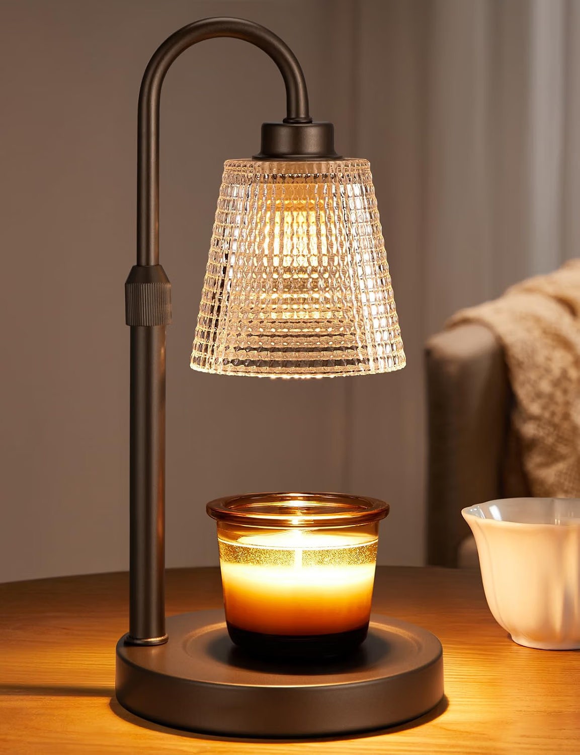 New Candle Warmer Lamp with Timer – Electric Candle Melter Lamp for Home Décor, Fragrance & Birthday Gifts for Women