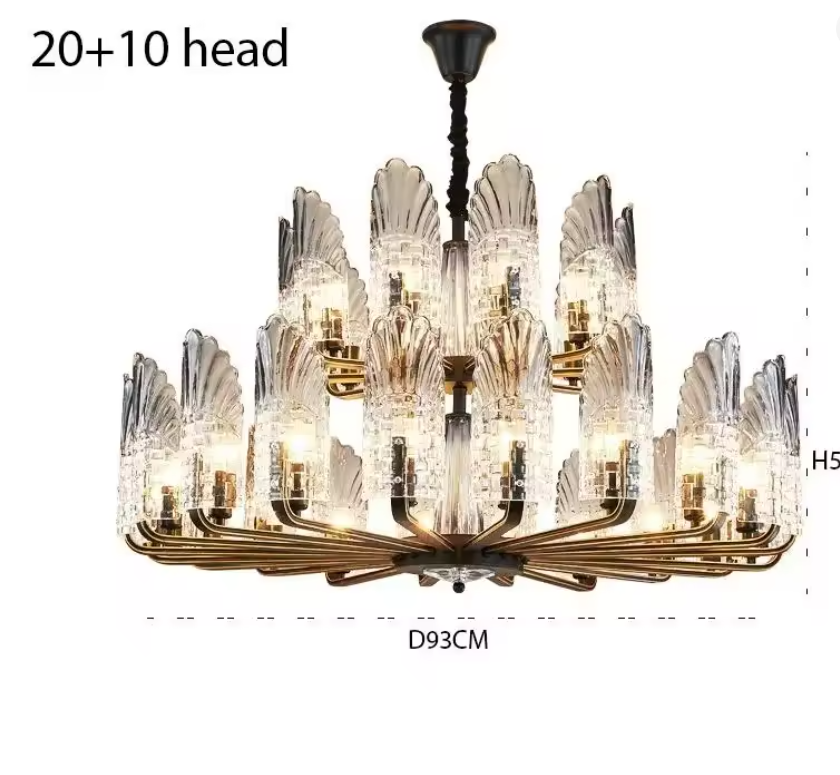 luxury LED Minimalist Jellyfish Chandelier – Modern Iron Pendant Lighting