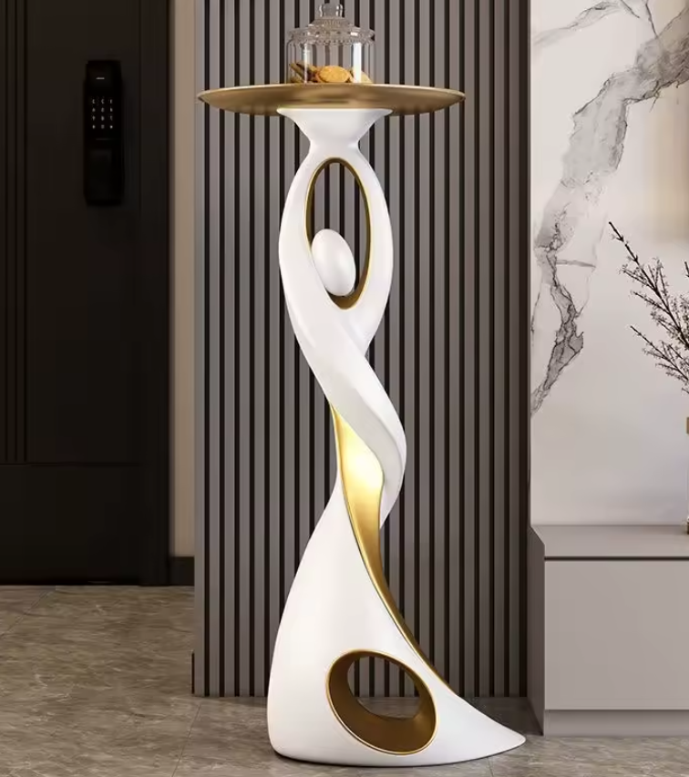 New Creative Designer Abstract Side Table – Luxury Living Room Furniture
