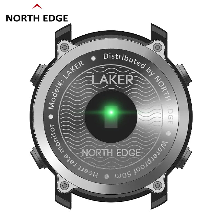 Men's Military Digital Sports Watch – 50M Waterproof Fitness Tracker