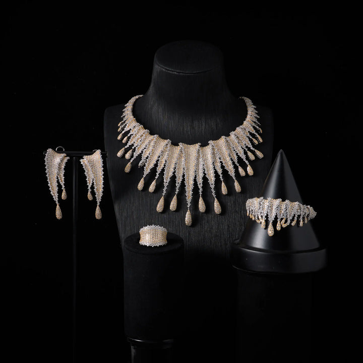 Luxury Bridal Jewellery Set for Women – Wedding Necklace Engagement Accessories