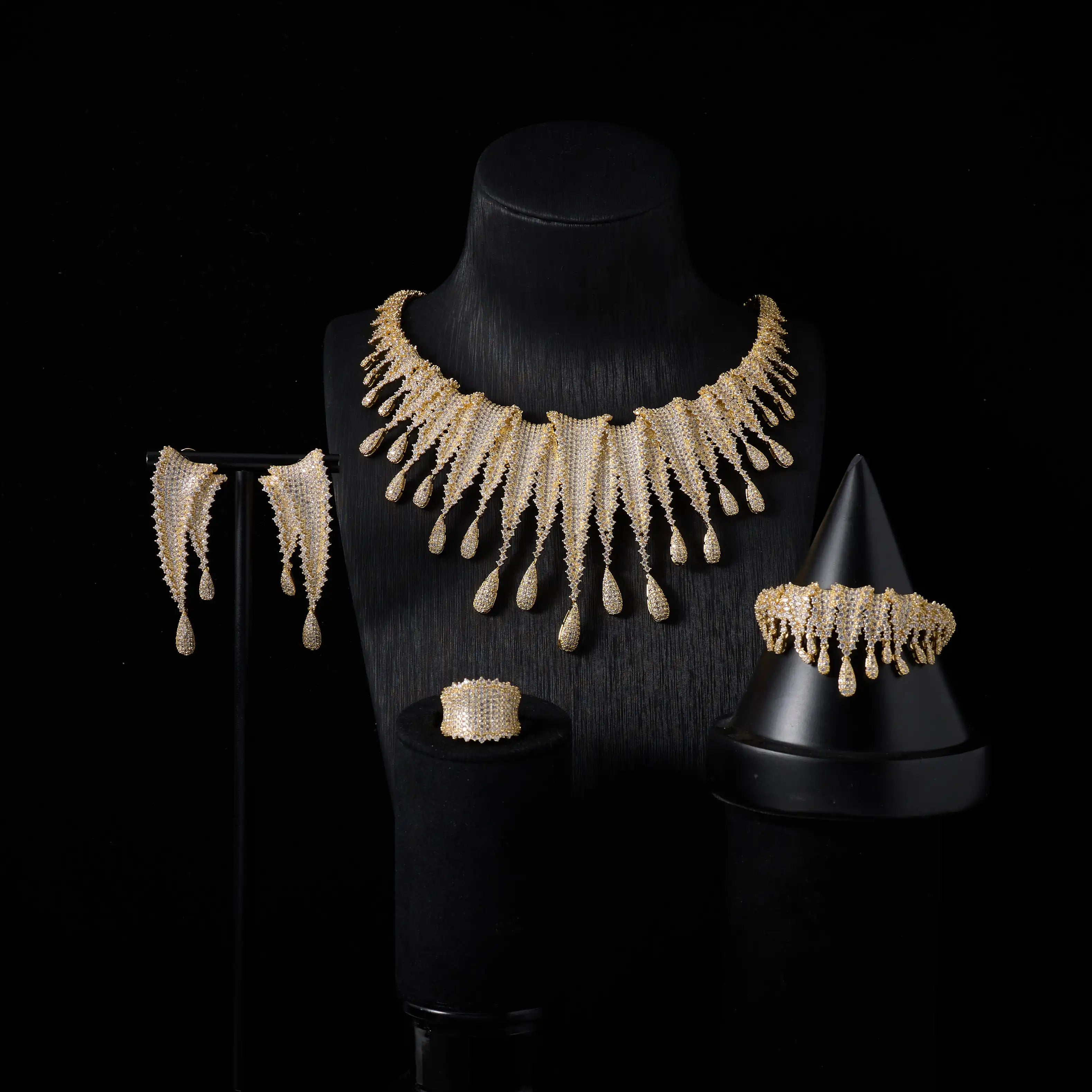 Luxury Bridal Jewellery Set for Women – Wedding Necklace Engagement Accessories