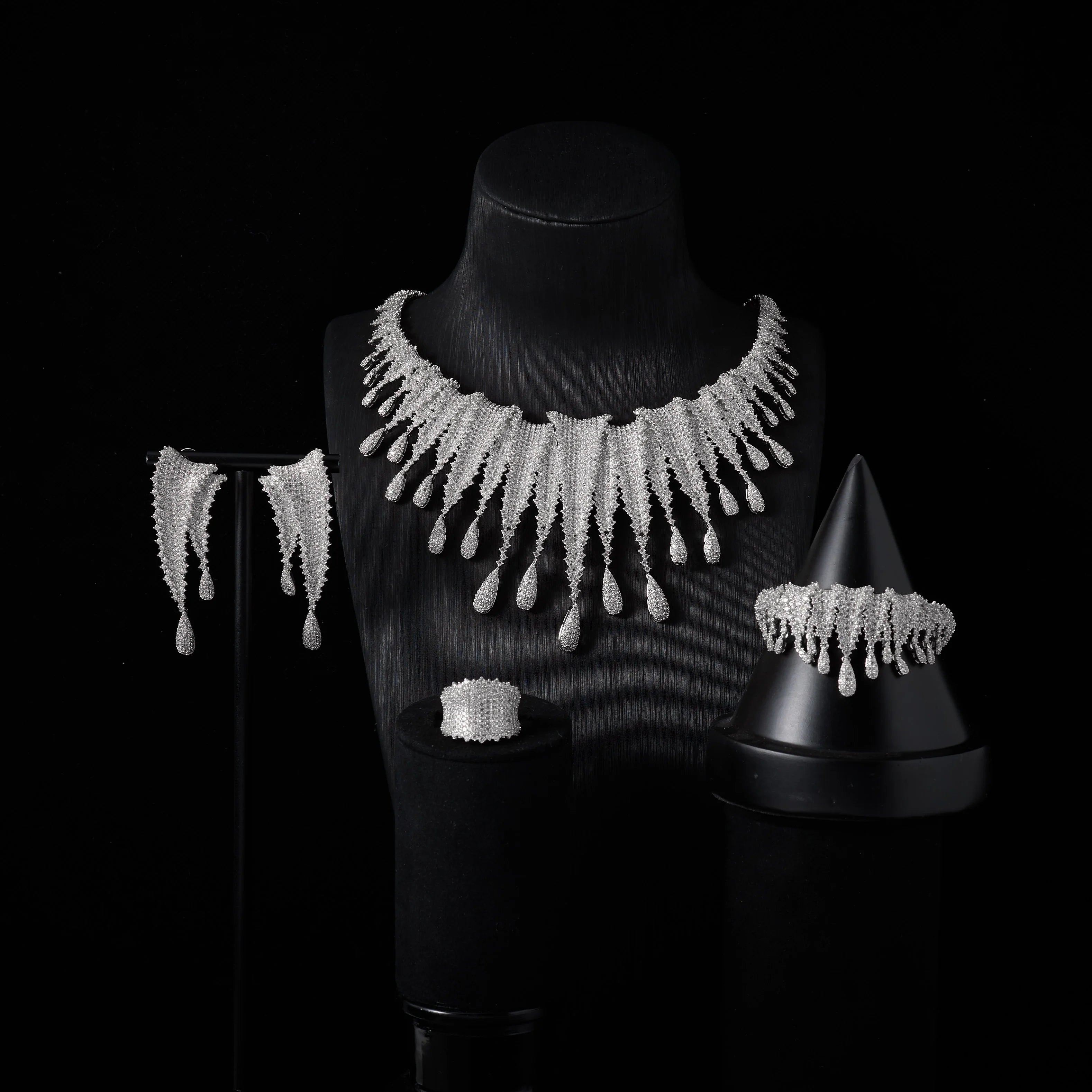 Luxury Bridal Jewellery Set for Women – Wedding Necklace Engagement Accessories