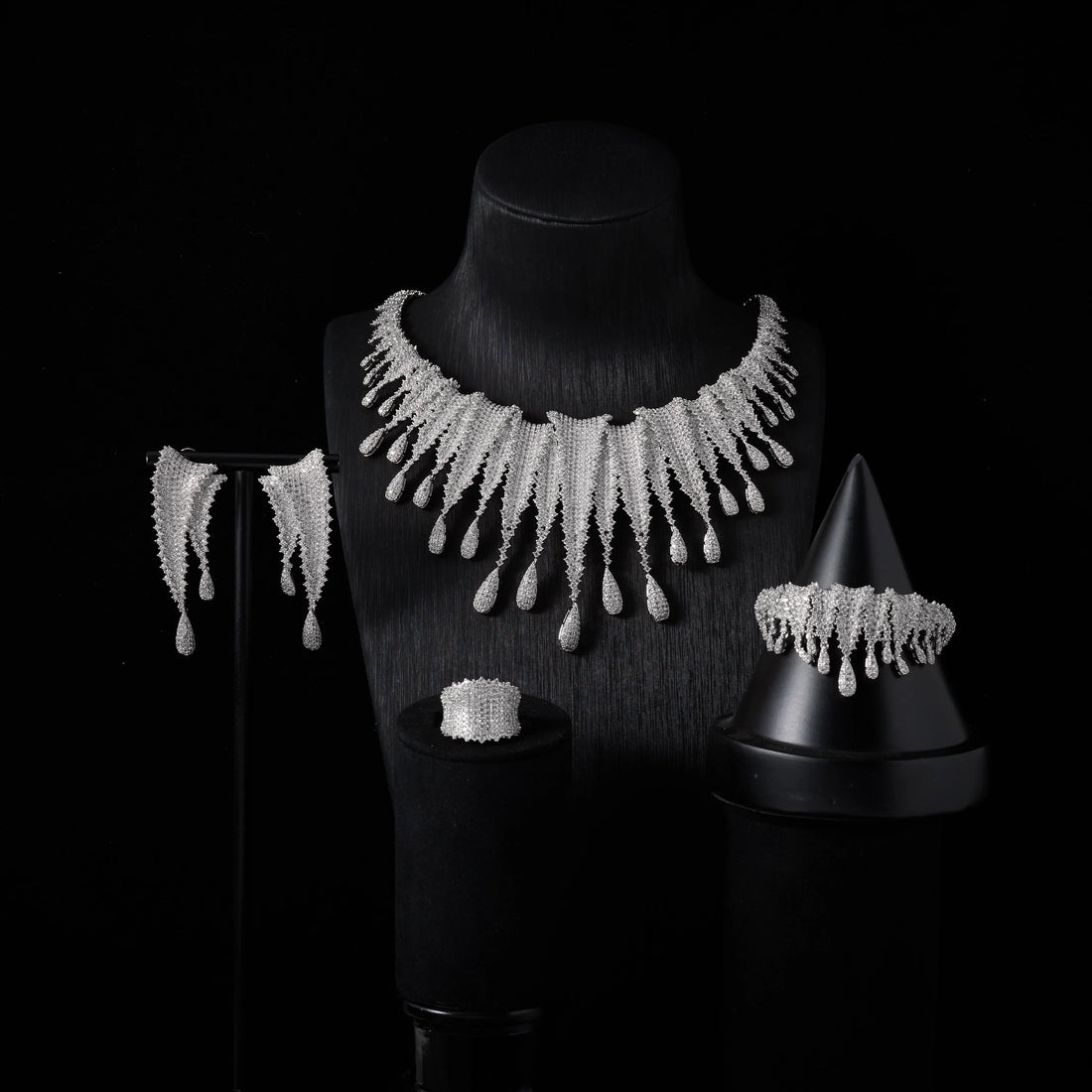 Luxury Bridal Jewellery Set for Women – Wedding Necklace Engagement Accessories