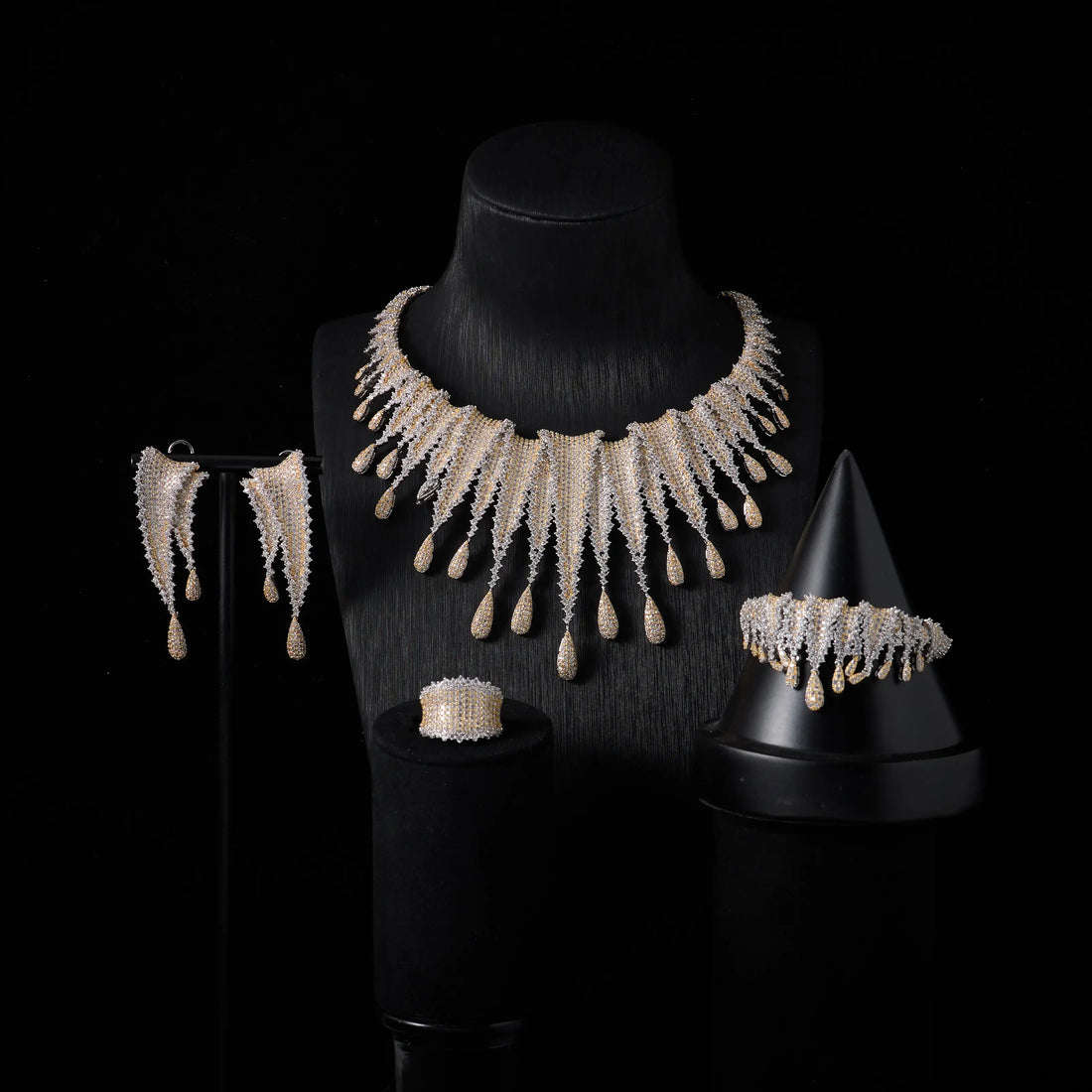 Luxury Bridal Jewellery Set for Women – Wedding Necklace Engagement Accessories