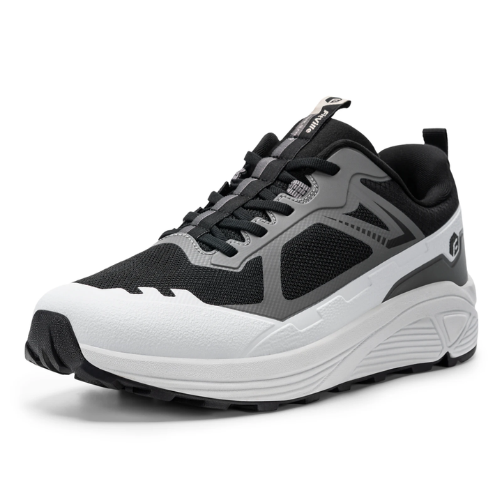 Men's Trail Running Shoes – Extra Wide Toe Box Breathable Hiking Casual Sneakers