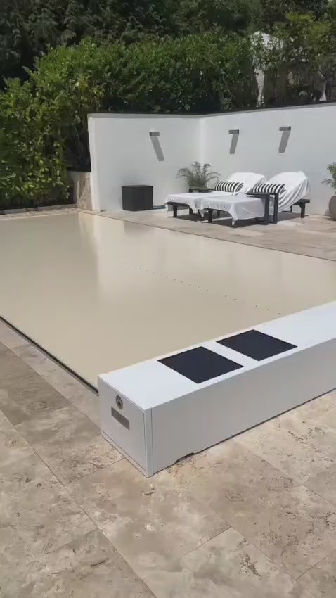 Automatic Swimming Pool  Cover Family Pool Safety Motorized