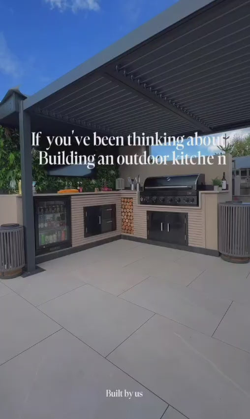 New luxury Outdoor Kitchen Counter with Gazebo