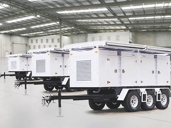 Modern Portable Mobile 80kw Solar generator Unit - Multipurpose Industrial Generator