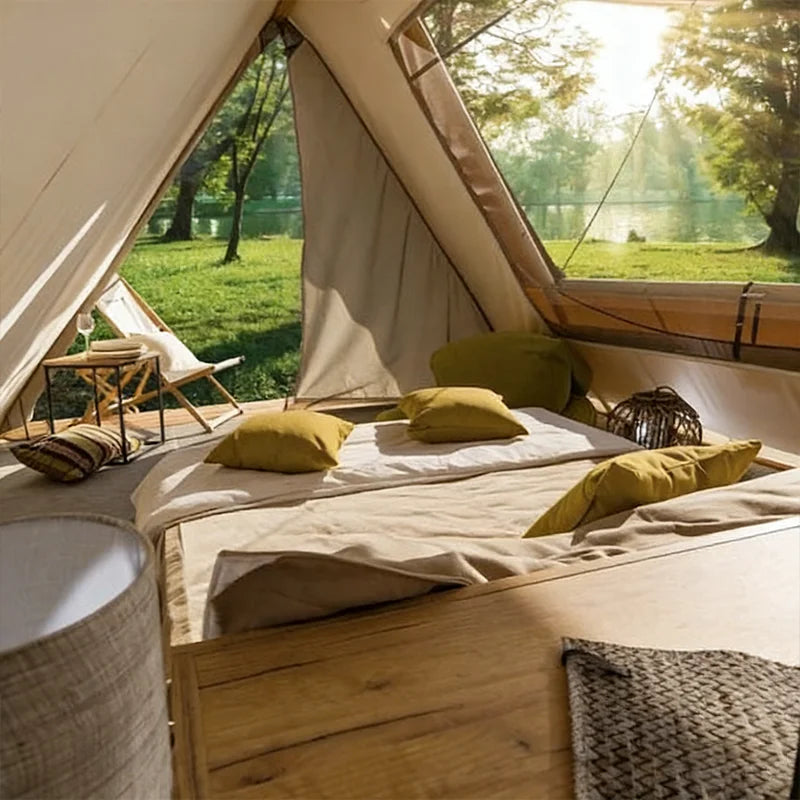 Luxury Outdoor Glamping Safari Tent Waterproof Camping Tents