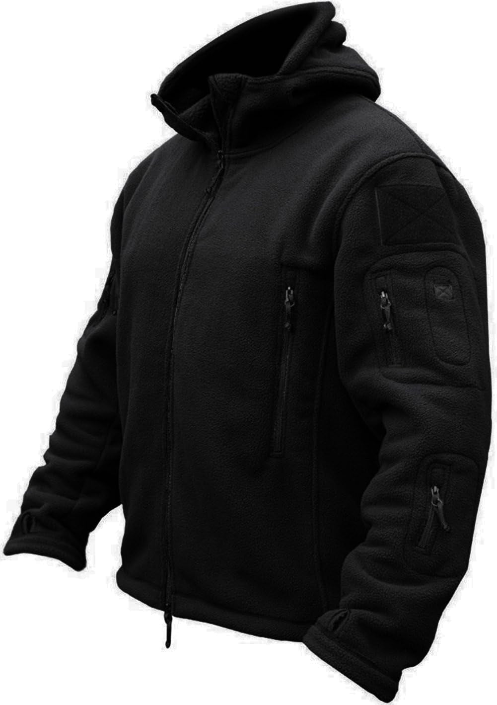 Windproof Men'S Military Fleece Combat Jacket Tactical Hoodies