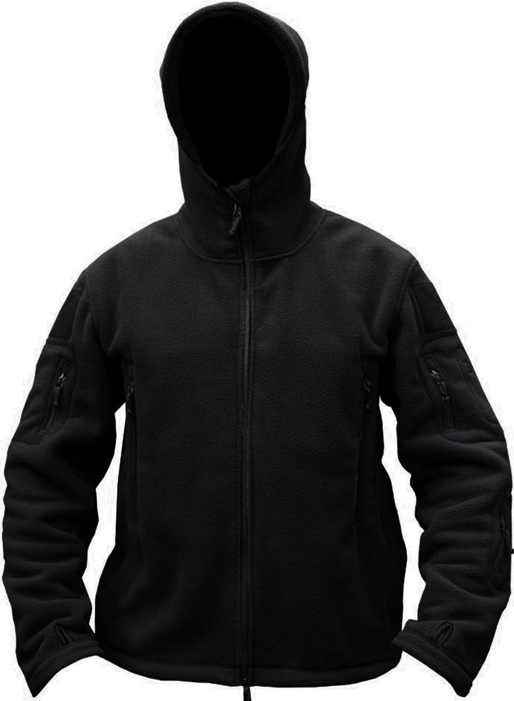 Windproof Men'S Military Fleece Combat Jacket Tactical Hoodies