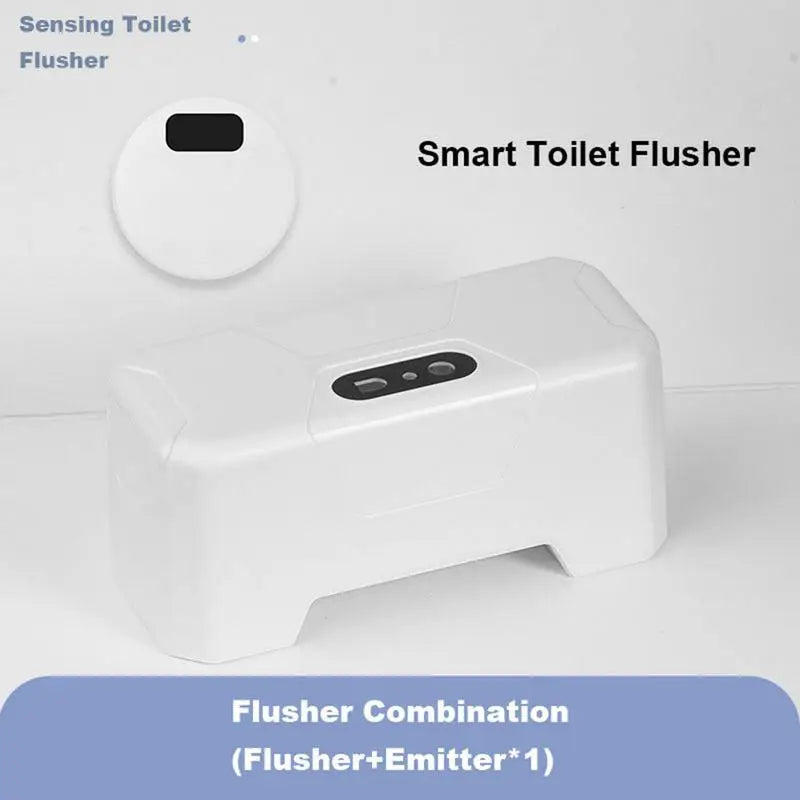 Touchless Toilet Smart Flusher Automatic Toilet Flush Sensor Intelligent Flushing Device for Household Most Toilets Accessories